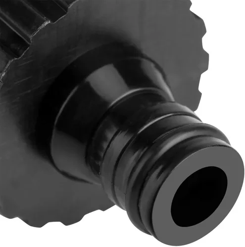 Vista 5 de Zerodis Conector universal de manguera de grifo, accesorio de conexión rápida de plástico negro para manguera de jardín, riego, lavadora a presión