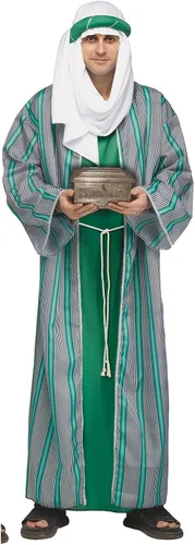Vista 3 de Verde Wiseman Adult Costume