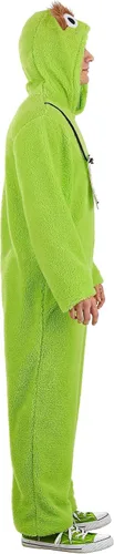 Vista 8 de Oscar the Grouch Costume Onesie for Adults