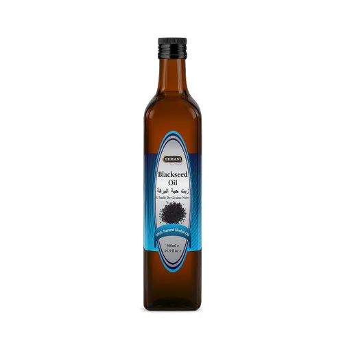 Vista 8 de Hemani Aceite de semilla negra prensado en frío 16.91 Oz I 500ML I 100% Natural I Libre de disolventes I AKA Nigella Sativa I Kalonji I Aceite