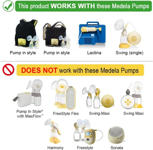 Vista 2 de Embudos para bomba sacaleches Pump In Style de Medela, de Maymom (grande)