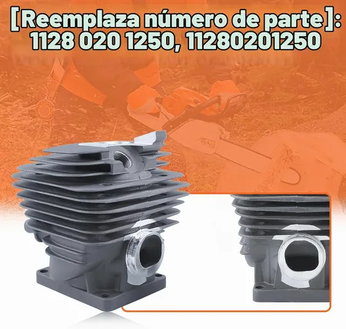 Vista 3 de Kit de pistón de cilindro de 2.047 in para motosierra Stihl Ms461 1128 020 1250, 11280201250