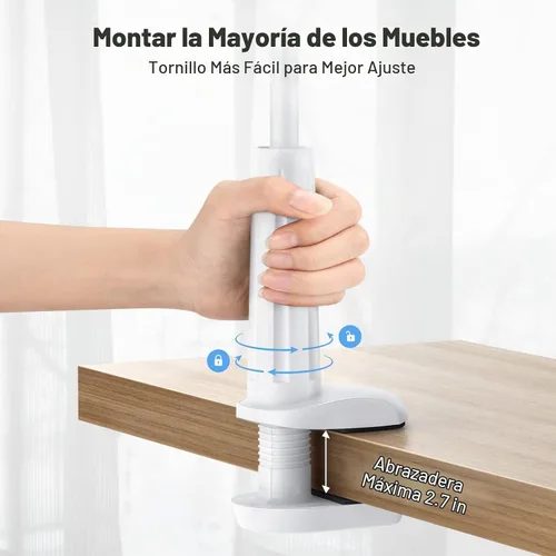 Vista 5 de Soporte para Teléfono Celular de Cuello de Cisne, Soporte Universal Flexible 360 para Teléfono, Soporte Perezoso con Abrazadera de Brazos Largos