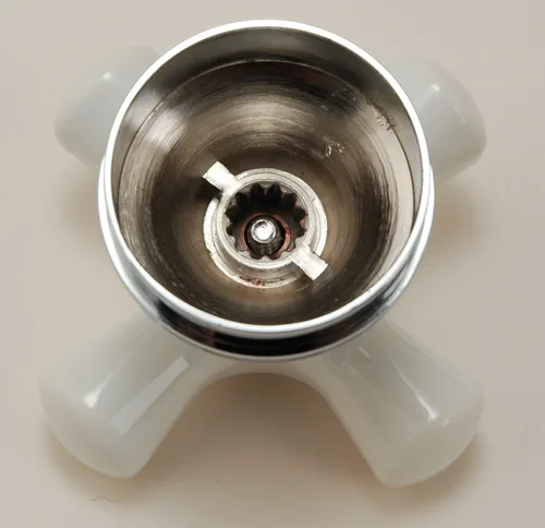 Vista 3 de Juego de 3 piezas de mango de porcelana, acabado cromado, se adapta a la válvula de ducha Pfister 32336 X 3 Fits Pfister S03-611 & 007-31XA