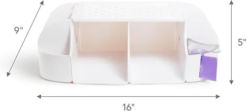 Vista 4 de Munchkin® Organizador de cambio de pañales, verde/blanco
