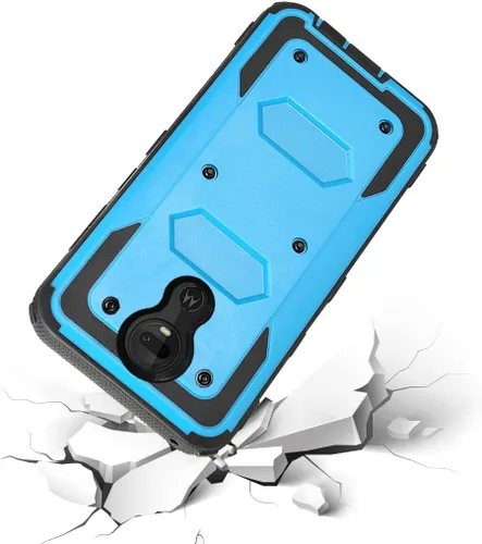 Vista 6 de Asuwish Funda de teléfono para Moto G7/G7+/Revvlry Plus, híbrida, a prueba de golpes, protección de cuerpo completo, accesorios de celda resistente