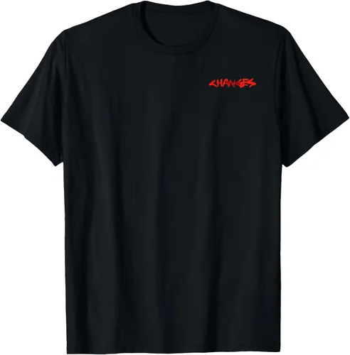 Vista 2 de Justin Bieber Red Circle Changes - Camiseta, Negro, S