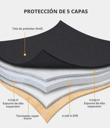 Vista 5 de KIZUNA - Funda para portátil y tableta de 10 pulgadas, resistente al agua, maletín para computadora, bolsa de mano para iPad Pro de 9.7" a 11", iPad