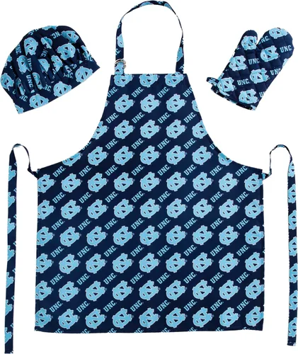 Vista 3 de Northwest NCAA unisex-adult 3-piece Apron, Oven Mitt and Chef Hat Set