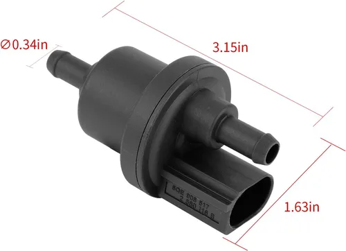 Vista 4 de 6QE906517, válvula de purga del recipiente de vapor/solenoide para Audi, 2006-2009 A3, 2001-2006 A4, 2002-2004 A6, 2003-2007 A8, 2004-2009 S4