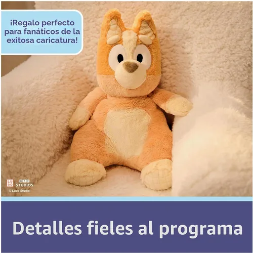 Vista 3 de GUND Bluey Oh So Snuggly Bingo - Peluche oficial de 12.5 pulgadas, a partir