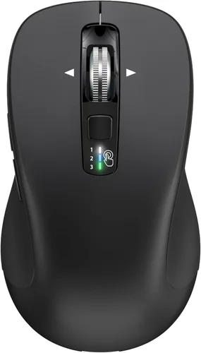 Vista 12 de CITLLA Wireless Bluetooth Mouse, Multi-Device Ergonomic Mouse All Gray