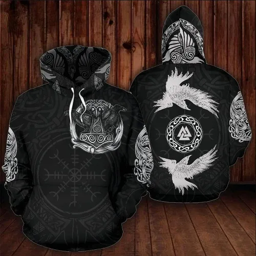 Vista 3 de Sudadera Viking Mjölnir para hombre