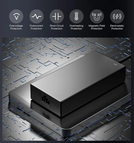 Vista 6 de Cargador de 180 W y 130 W para Dell Dock WD15 WD19 WD19S UD22 WD25 SD25 D6000 D6000S K20A K17 K22A Thunderbolt TB16 TB15 K16A WD22TB4 SD25TB4 WD19TB