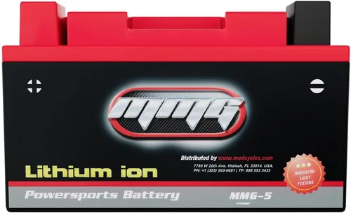 Vista 8 de Batería sellada de iones de litio MMG Powersport 12V 120CCA, reemplazo para YTX4L-BS YTX5L-BS YTZ5S para motocicletas, scooters, ATV, UTV