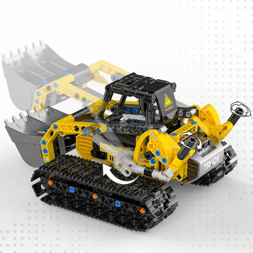 Vista 5 de Xbert 2-in-1 Excavator & Bulldozer Building Block Set for Boy Age 8-12