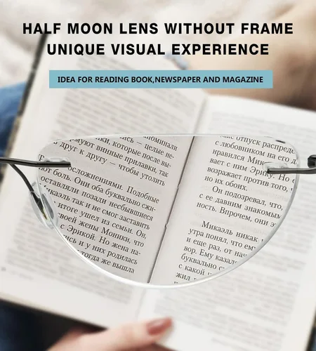Vista 5 de Gafas de lectura ligeras sin montura para mujeres y hombres