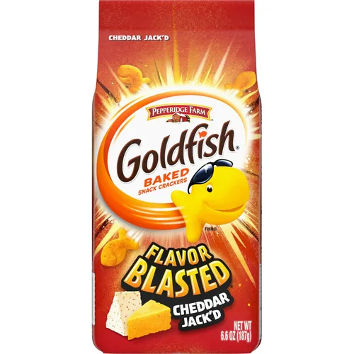 Vista 21 de Goldfish Galletas de queso cheddar para bebé, bolsa de 7.2 onzas