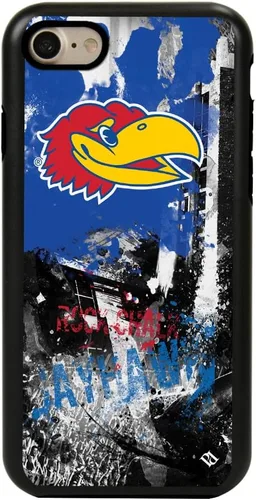 Vista 7 de Guard Dog NCAA - Funda híbrida para iPhone 7/8/SE Paulson Designs, color negro