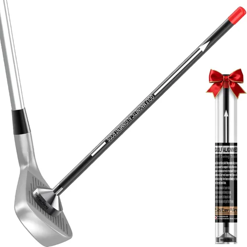 Vista 8 de Varillas de alineación magnéticas de golf, palos de alineación para palos de golf, accesorios magnéticos para ayudar a entrenar el swing de golf