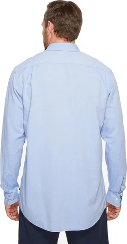 Vista 3 de Nautica Camisa Oxford de manga larga con botones para hombre