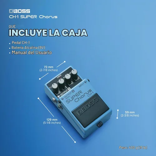 Vista 6 de Boss CH-1 Super Chorus estéreo