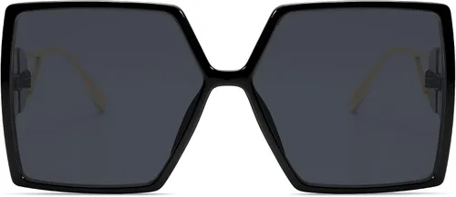 Vista 2 de Allarallvr Gafas de sol cuadradas de gran tamaño para mujer gafas de sol Tetro de moda para mujer gafas de sol AR82009
