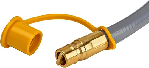 Vista 7 de only fire - Manguera de gas natural de 12 pies y 1/2 pulgada de diámetro interno con conjunto de accesorios de conexión rápida para aparatos de baja