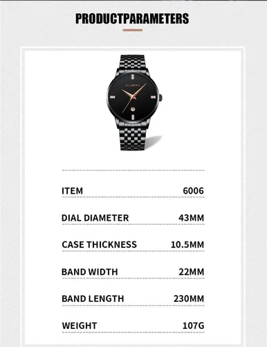 Vista 6 de yunanwa 4 Pack Men's Watches Set Stainless Steel Quartz Analog Watch Bussiness Classic Men Watches with Date Waterproof Male Wrist Watches reloj