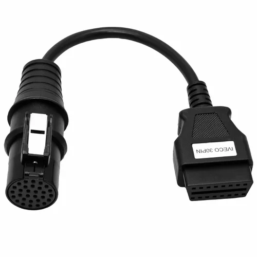 Vista 12 de cable de escaneo de diagnóstico OBD2 de 16 pines a 38 pines compatible con camiones Iveco