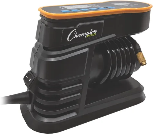 Vista 5 de Champion Sports Bomba de aire digital, inflador electrónico para pelotas deportivas, portátil, bomba inteligente para baloncesto, pelota de fútbol