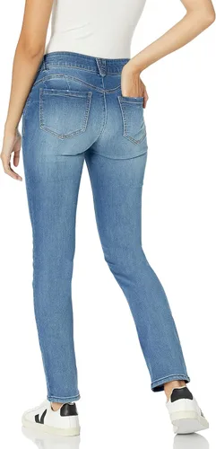 Vista 2 de Democracy Women's Petite Ab Solution Straight Leg Jean
