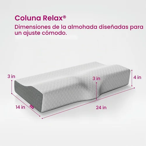 Vista 4 de IWS I WANNA SLEEP Coluna Relax - Almohada ergonómica de apoyo para el cuello