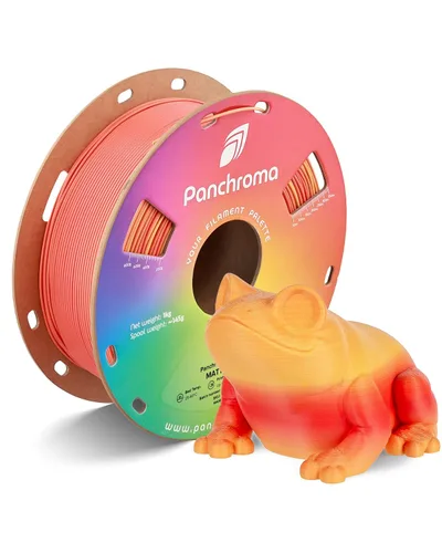 Vista 100 de Polymaker Panchroma - Filamento PLA mate de 0.07 in, 2.2 lbs, madera de Madera mate de doble degradado