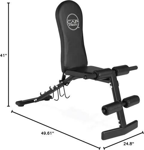 Vista 8 de CAP Barbell Banco plano/inclinado/declive