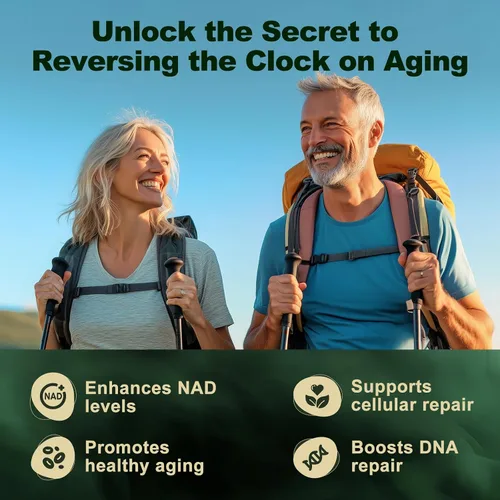 Vista 2 de Suplemento liposomal NAD+, ribósido de nicotinamida con resveratrol 900 mg para mujeres y hombres, suplemento de refuerzo de NAD de alta pureza