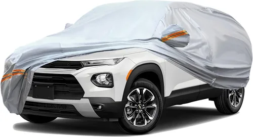 Vista 34 de TUCAREST - Funda de auto completa de 6 capas de alta calidad, diseño de cremallera de carcasa dura, impermeable, resistente a la intemperie