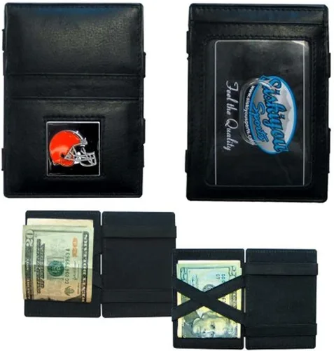Vista 10 de Siskiyou Billetera de cuero de la NFL con escalera de Jacob