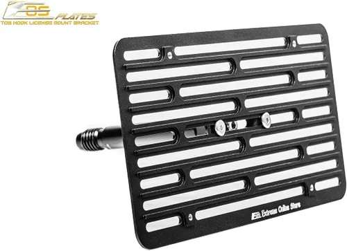 Vista 6 de Para Tesla Model 3 2016-2023 EOS Plate Version 2 Gancho de remolque para parachoques delantero, montaje en placa de matrícula, Remocator