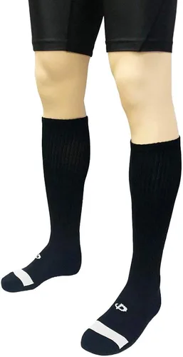 Vista 3 de Phiten Calcetines altos hasta la rodilla para hombre, de 11 a 13 pulgadas