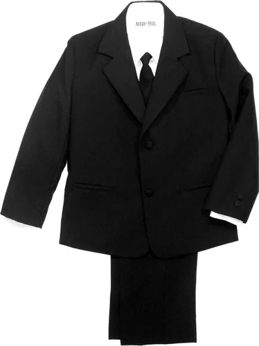 Vista 12 de Avery Hill Traje formal de 5 piezas para niños con camisa y chaleco