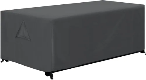 Vista 9 de ABCCANOPY Cubierta para caja de patio, impermeable y a prueba de polvo, protección de invierno, cubierta universal para muebles de exterior, 64 x 30