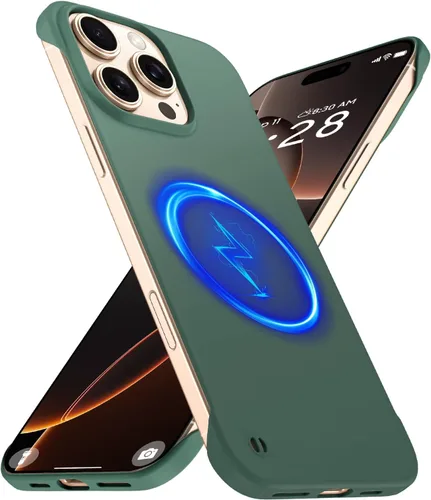 Vista 33 de GRECAZO Funda magnética delgada para iPhone 15 Plus de 6.7 pulgadas (2023), ultrafina, ligera, duradera, sin marco, mate, rígida, MagSafe con anillo