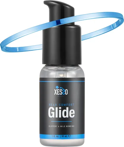 Vista 14 de XESSO Strawberry Anal-Ease Lube 8.3 onzas líquidas, gel desensibilizante relajante para puerta trasera a base de agua para hombres, mujeres