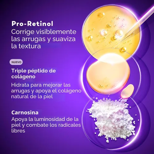 Vista 6 de Olay Crema de noche de retinol para mujeres, hidratante facial antienvejecimiento, sin fragancia, no grasa, antiarrugas, líneas finas suaves
