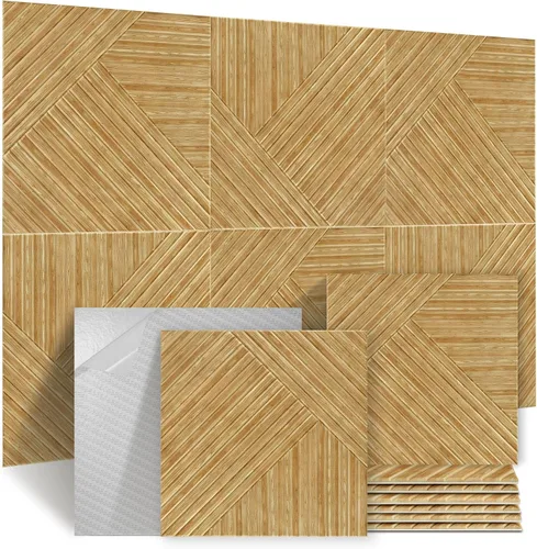 Vista 8 de Paneles acústicos, paquete de 6 paneles de pared insonorizados de 23.6 x 23.6 x 0.4 pulgadas, paneles de pared acústicos decorativos, paneles