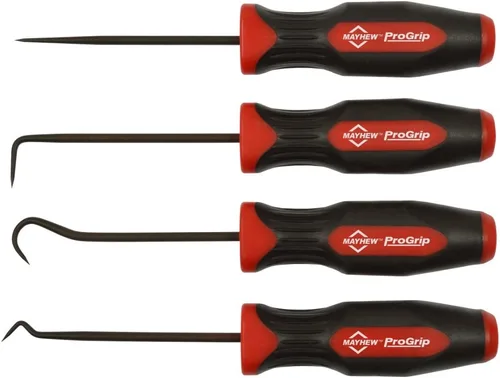Vista 11 de Herramientas Mayhew 13201 ProGrip Púa de 3" - Miniatura Doblada 90 Grados Pro, Óxido Negro