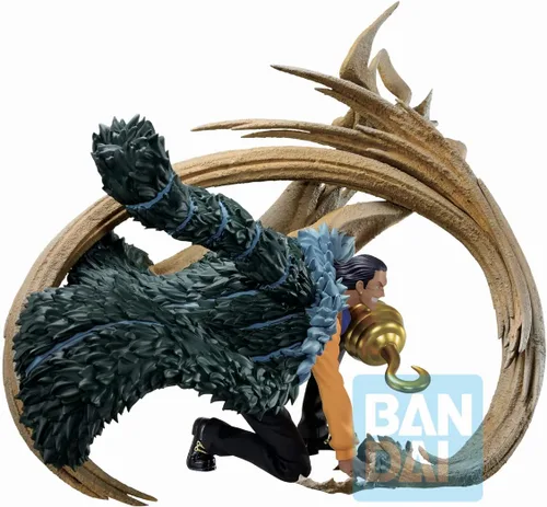 Vista 2 de Ichibansho Figure - Una pieza - Recuerdos de duelo de cocodrilo, estatua coleccionable de Bandai Spirits