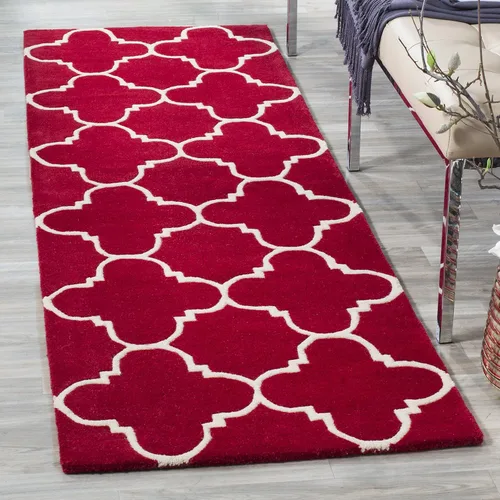Vista 49 de SAFAVIEH Chatham Collection - Alfombra decorativa de 2 x 3 pies, color negro y marfil, lana cuadriculada enrejada hecha a mano, ideal para zonas