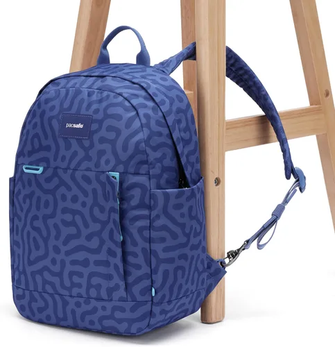 Vista 8 de Pacsafe Mochila antirrobo GO 15L Azul Cerúleo